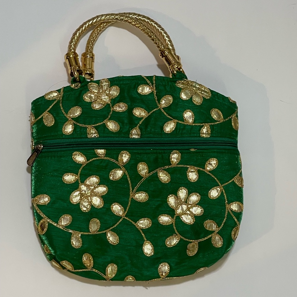 Green and Gold Purse